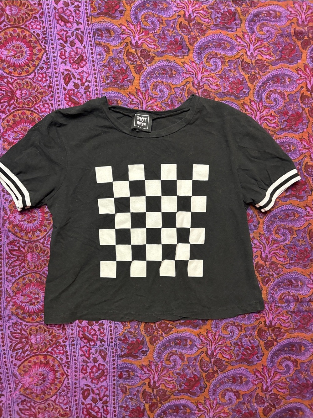 Cropped punk shirt